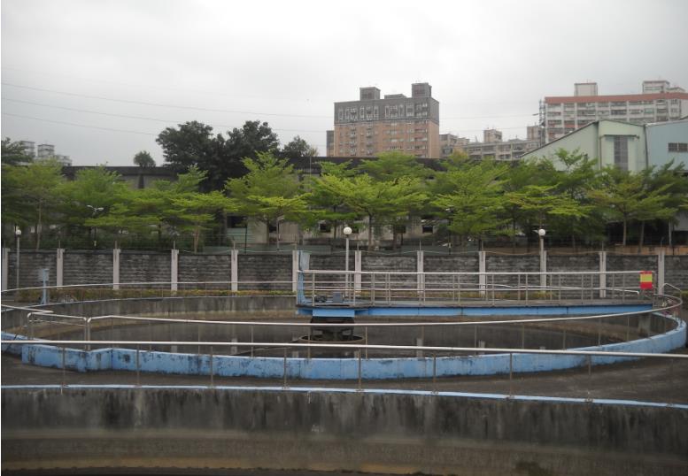 土城工業區污水處理廠廠區簡介二次沉淀池