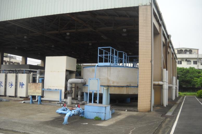土城工業區污水處理廠廠區簡介電聚浮除法(EPN)
